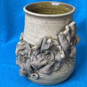 🏺 Unique Vintage Pottery Vase Signed & Dated.  handmade. 🏺